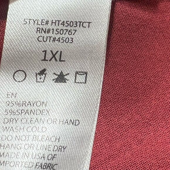 Harley Davidson Tank Top Womens Size 1XL Red Sleeveless Rayon Blend 2021 - Picture 9 of 12